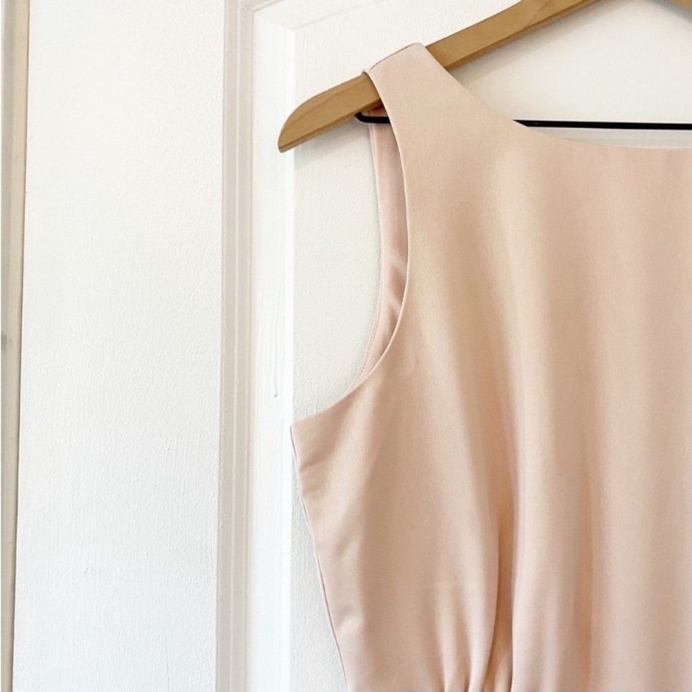 BHLDN SACHIN + BABI Beckett Satin Blouson Formal Gown In Oyster NWT Evening - Picture 3 of 15